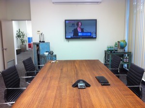 Digital TV Installs Pic 2 - 55in LED Smart TV in a large meeting room