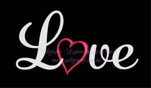 Carligraphy Pic 5 - All you need is Love