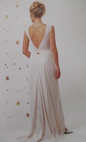 Judy Medway Divinely Feminine Couture Pic 3 - Judy Medway French Chantilly appliqued blush gown