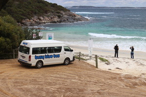 Busy Blue Bus Pic 3 - Busy Blue Bus in Bremer Bay at Little Boat Harbour