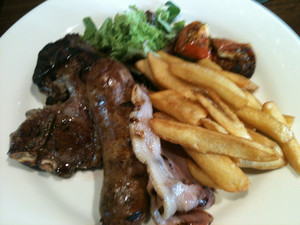 Camperdown Hotel Pic 2 - Mixed Grill minus the mushrooms