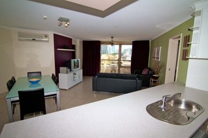 Top Of The Mark Holiday Apartments Pic 3 - Executive Room Living Area