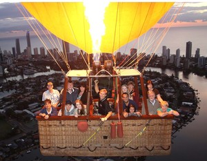 Hot Air Balloon Down Under Pic 3 - Hot Air Balloon Down Under Gold Coast City Flight