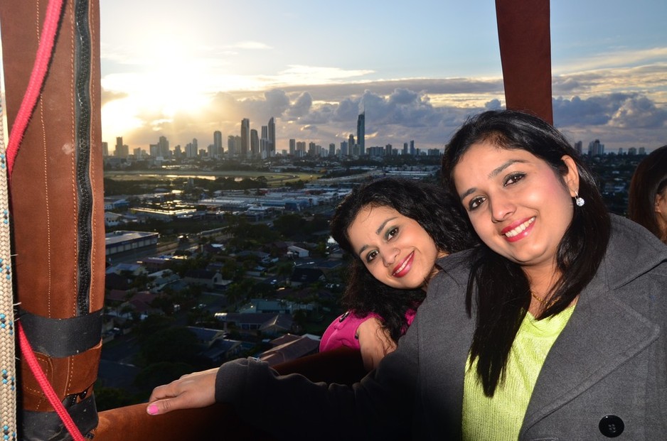 Hot Air Balloon Down Under Pic 1 - Hot Air Ballooning over the Gold Coast