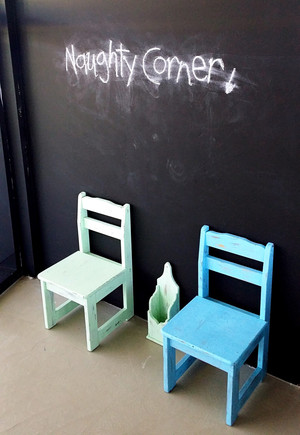 Shabby Cafe Shack Pic 2 - The Naughty Corner in the Shabby Shack Cafe