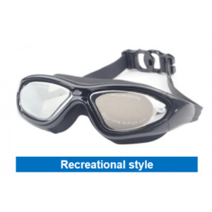 Swim Fun Pic 3 - Prescription Myopia Swimming AntiFog Large frame Goggles