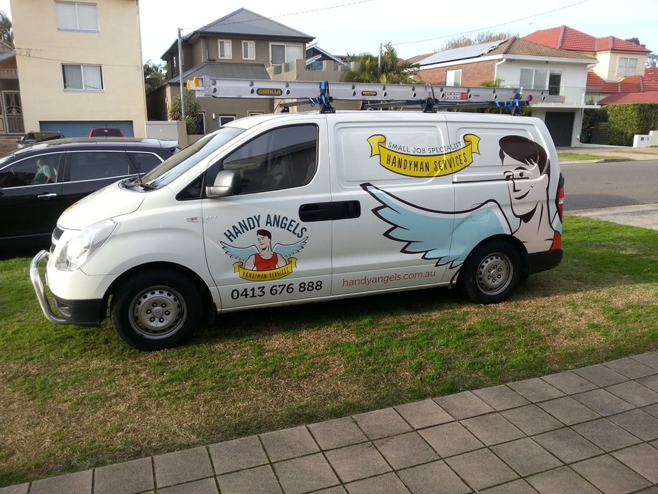 Handy Angels Handyman Services Pic 1 - The Handy Angels Van