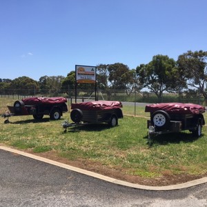 Sunset Camper Trailers Pic 3 - Some of our hire fleet ready to go