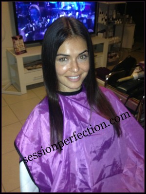 Session Perfection Hair Beauty Make-up Pic 2 - Cacau Brazilian Keratin Hair Treatment