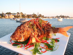 Sesames On The Lake Pic 4 - a regular chefs special crispy salt pepper snapper