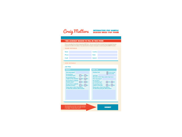 Web Design - Graphic Design - Interactive PDFs - Craig Matters Pic 2 - Interactive PDFs