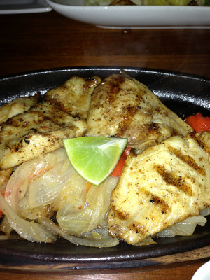 Flying Fajita Sistas Pic 2 - Garlic grilled snapper fajitas unreal