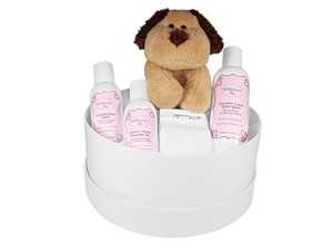 Tic Tac Tots Pic 4 - baby lotion gift box available in pink blue neutral brown