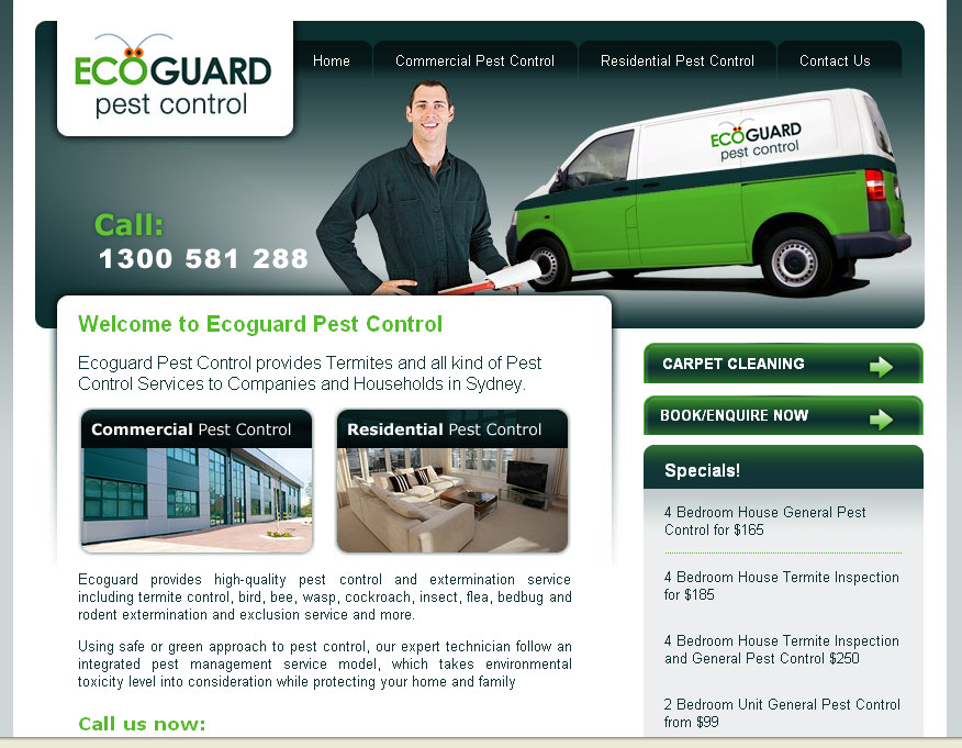 Ecoguard Pest and Termite Control Pic 1 - pest control sydney