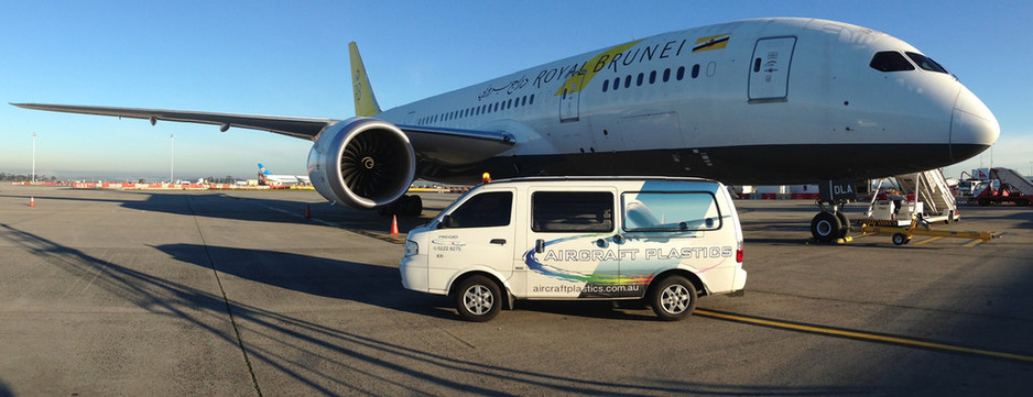 Aircraft Plastics Australia Pty Ltd Pic 1 - Aircraft Plastics maintenance team on location at Melbourne airport