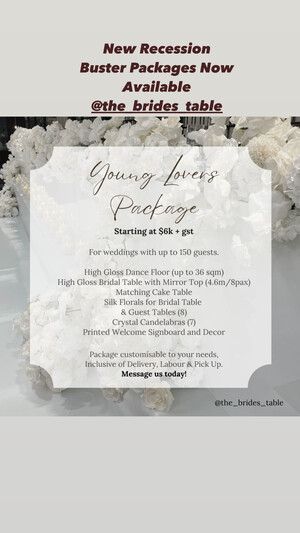 The Brides Table Pic 3 - Excellent Packages Available