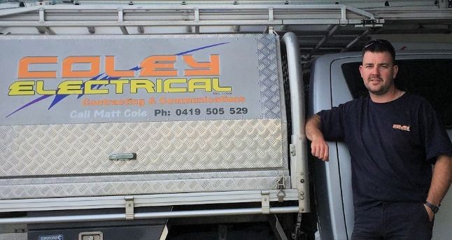 Coley Electrical Contracting & Communications Pic 1 - Owneroperator of Coley Electrical Matt Cole of Warrnambool