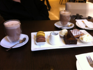 Lindt Chocolat Cafe Pic 2 - Decadent share platter omg