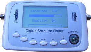 Apex Digital TV Services Pic 2 - Digital satellite finder programmed to Optus C1 Includes 2M FF lead