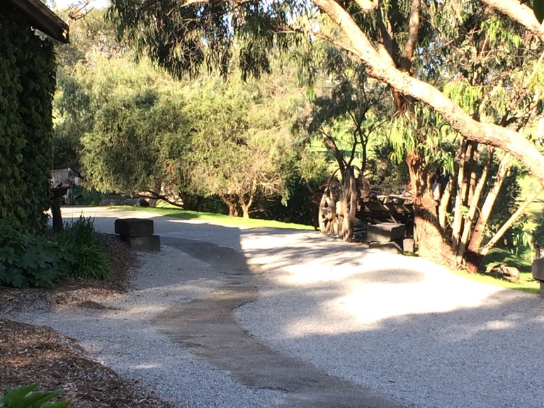 Inglewood Estate Pic 1 - A good photo spot in the shade of the vine covered chapel