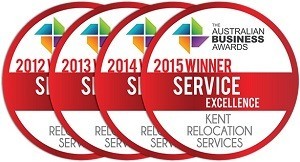 Kent Removals & Storage Pic 3 - Service excellence award winner Australian Business Awards