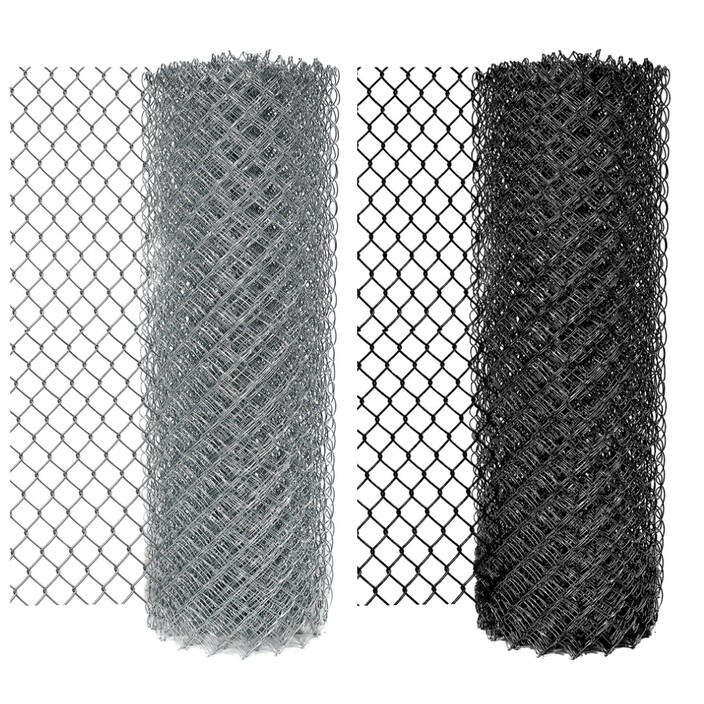 Fence And Gate Supplies Pic 1 - Chain Wire Fence Galvanised or Black PVC Coated High from 09m to 3m