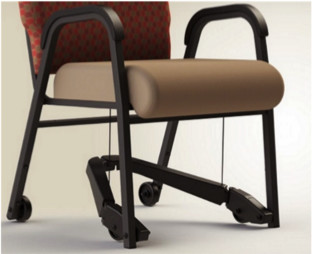 Easy Age Australia Pic 1 - EZYSLIDE attaches to the bottom of any chair