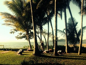 Hartig Yoga Pic 2 - Childs Pose Palm Cove Yoga