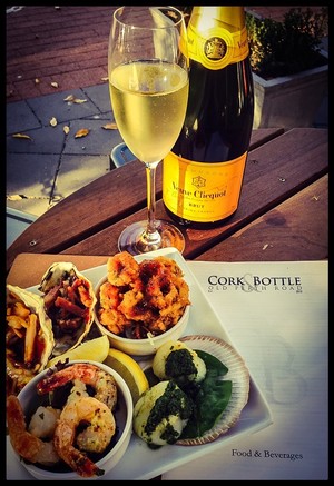 Cork & Bottle Pic 2 - Champagne and nibbles