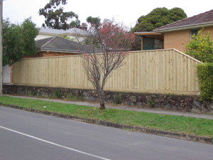 Knox Fencing Pic 4 - Knox Fencing Paling Fence with Capping