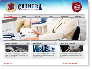 MT Design Pic 4 - chimera literary services high impact website design with easy to navigate content