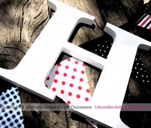 Urban Words Australia Pic 3 - Thick Wooden Letters Custom made to order Wholesale Available