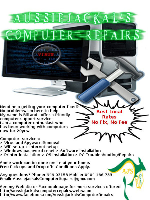 AussieJackal's Computer Repair's Pic 1