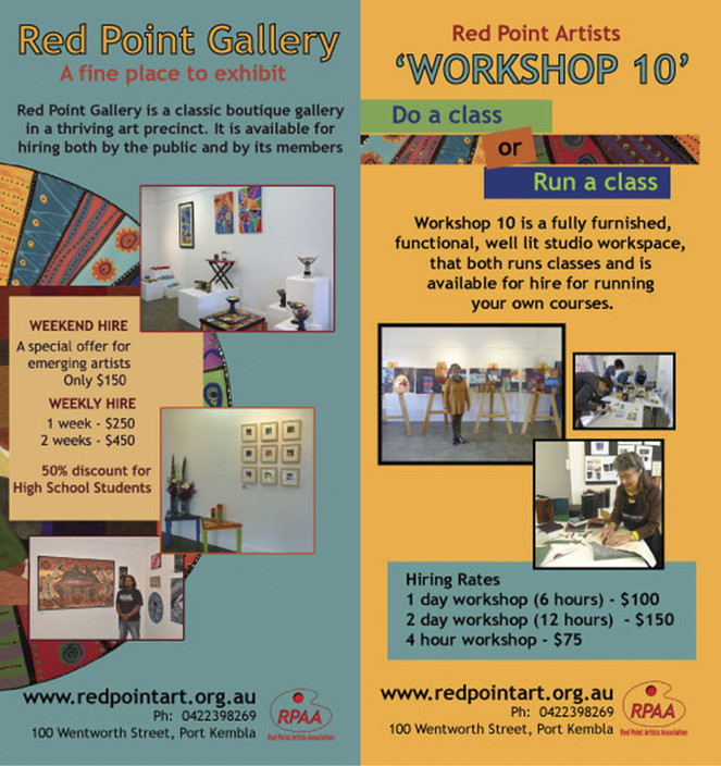 Red Point Artists Association Pic 1 - Gallery and Workshop Hire