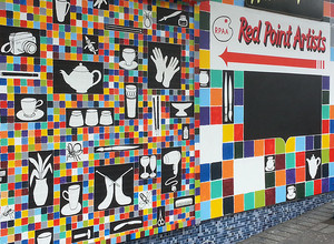 Red Point Artists Association Pic 4 - Front Wall Wentworth Street