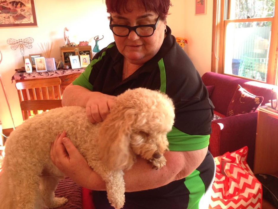 paws 4 massage Pic 1 - Massaging dogs in their own home allows them to settle and get the best benefit