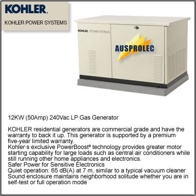 Ausprolec Pty Ltd Power Generators Australia Pic 1 - lp gas 12kw generator