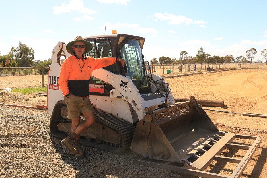 Knockout Pest Services Pic 1 - billy the bobcat and stump grinding