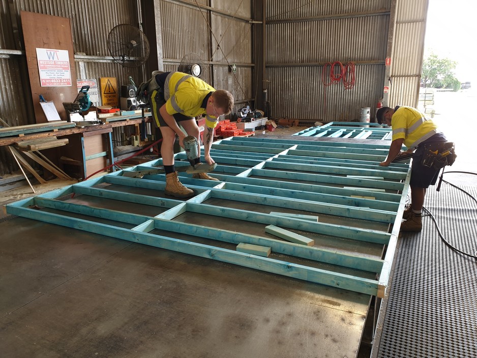 Westside Timbers Pic 2 - On Site Frame Manufacturing