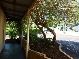 Benjamin O'Rourke Pic 2 - limestone paving and brick retaining wall