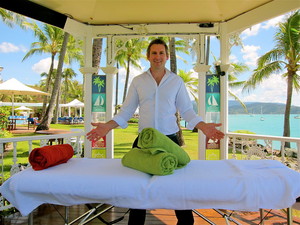 In House Massage Pic 3 - The Office by the water at Coral Sea Resort Airlie beach