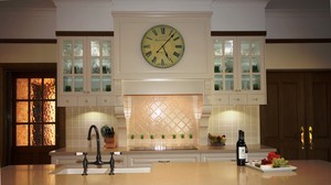 Konstruct Interior Solutions Pic 4 - Traditional french colonial farmers kitchen design Brisbane with glass cupboard doors