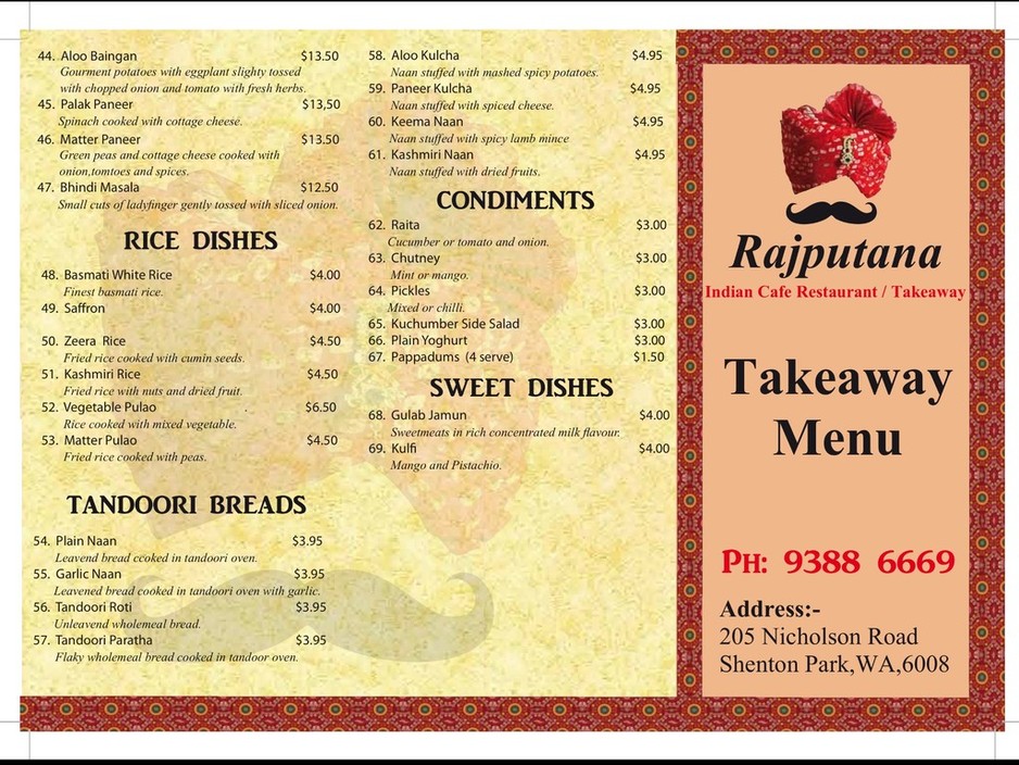 Rajputana Indian Cafe Restaurant Pic 1