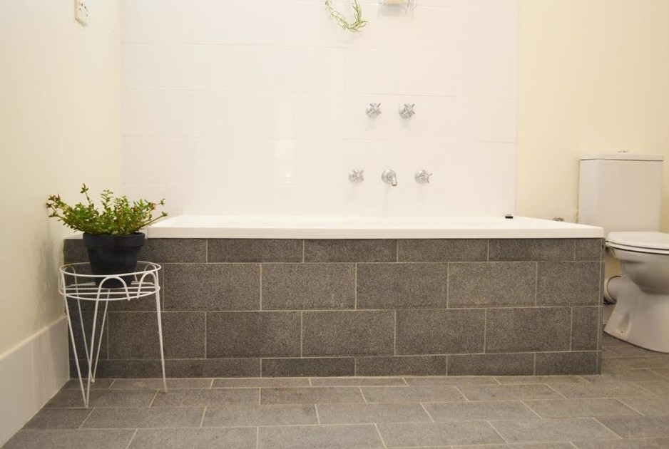 Perfection Bathrooms Pic 1 - Granite stone and white porcelain renovation in Fremantle WA