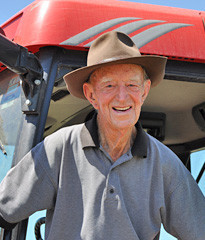 Johnos Livestock Feeders Pic 5 - Geoff Johnson has 70 years farming experience and spent 20 years as a Livestock Agent