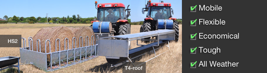 Johnos Livestock Feeders Pic 1 - Mobile HaySilage Feeder and Grain Trough