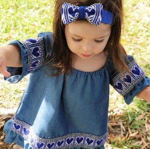 Uppermoda Pic 5 - Croatian Girls Dress with Blue Hearts Gracie at Uppermoda