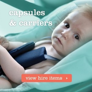 Beba Baby Hire Pic 2 - Capsules for hire include Maxi Cosi Chicco