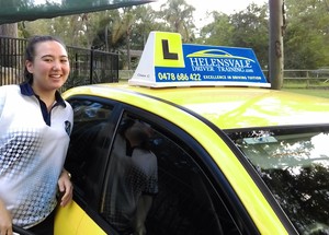 Helensvale Driver Training Pic 2 - Kali from Helensvale learning how to parallel reverse park in 3 easy steps