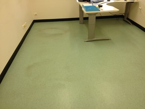 Rowles & James Cleaning Services Pty Ltd Pic 4 - Before strip and seal vinyl floor